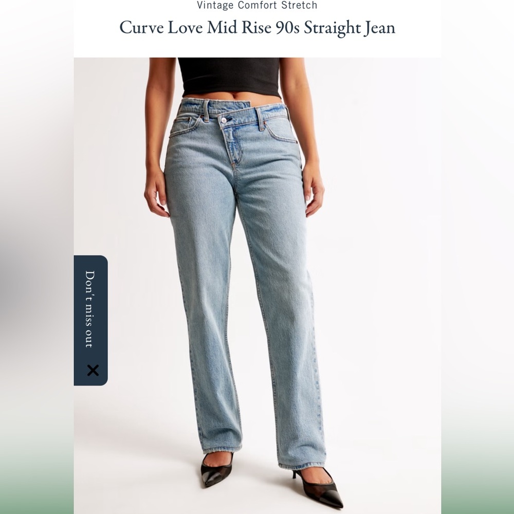 Abercrombie curve love mid 90s